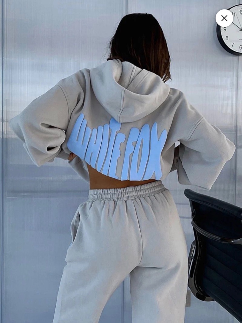 White Fox Archive 6.0 Oversized Hoodie Dove